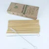 Tropical bamboo reusable drinking straw,set of 12