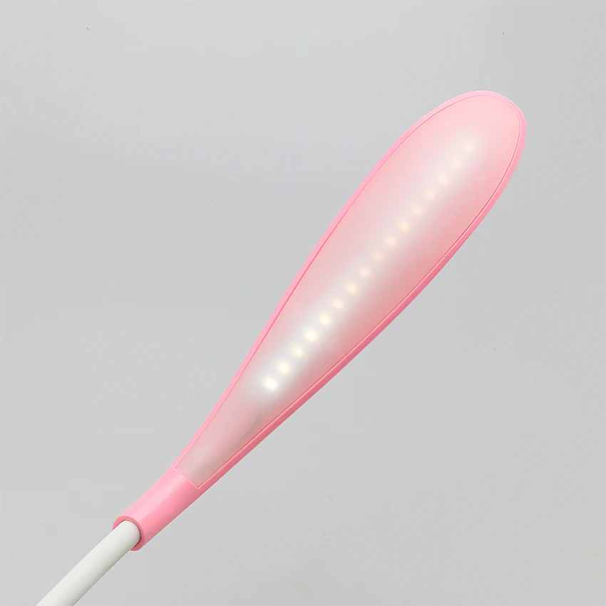 
High power rechargeable led clip on reading battery powered book light 