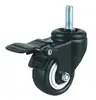 china factory industrial swivel fixed dustbin box rubber caster