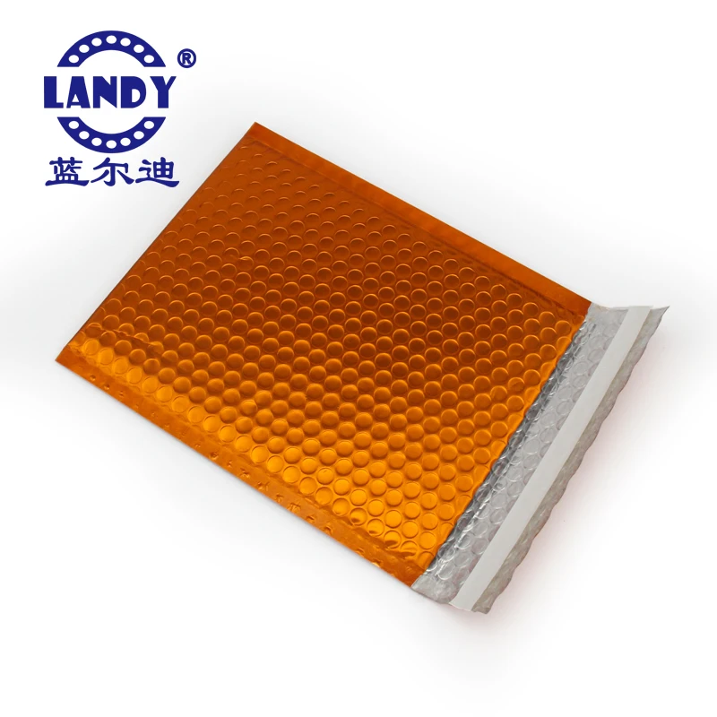 Wholesale Selfseal Orange Bubble Mailer Matte Metallized Air Bubble