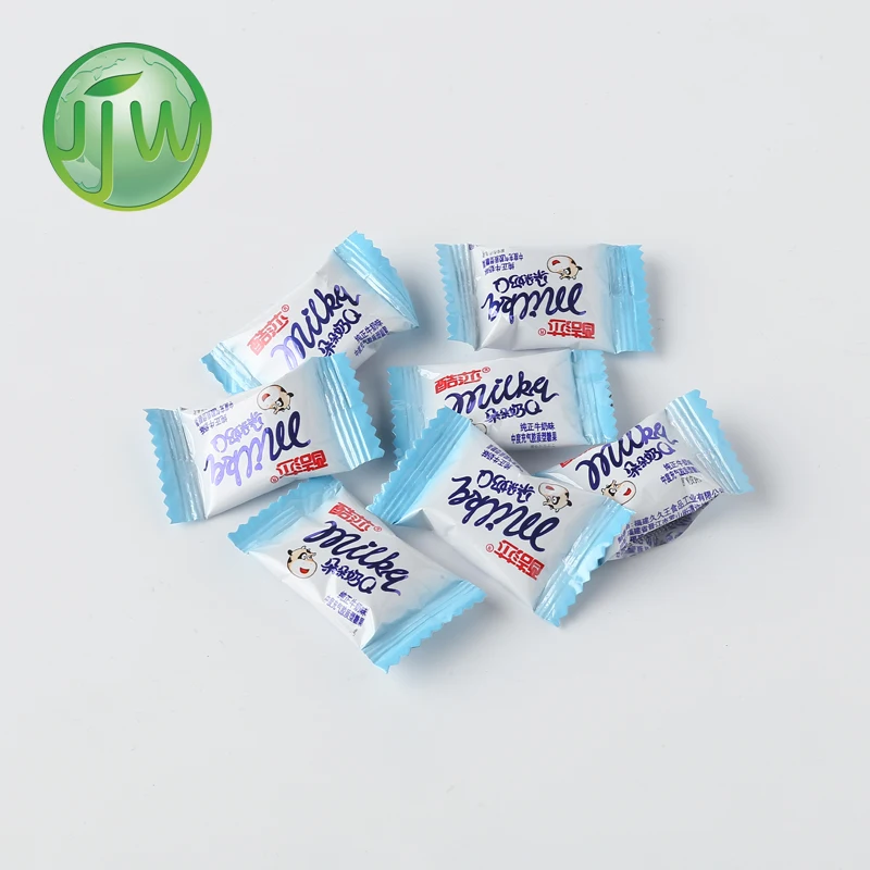 
Individually packed soft milk candy 