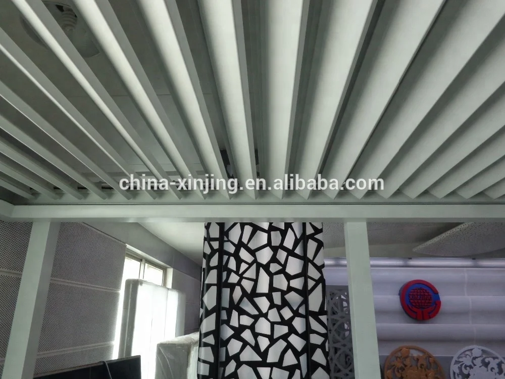 
Adjustable Motorized Aluminum Pergola Louvre Roof Systems 