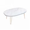marble pvc film pressed dining folding MDF floor table