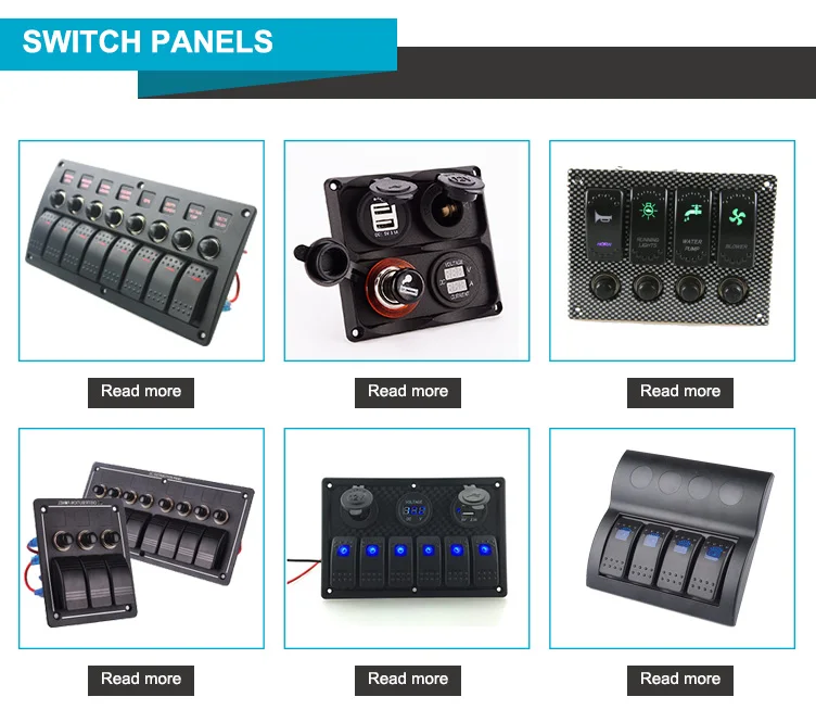 Factory Directly Marine Boat Caravan 12v Touch Screen Switch Panel