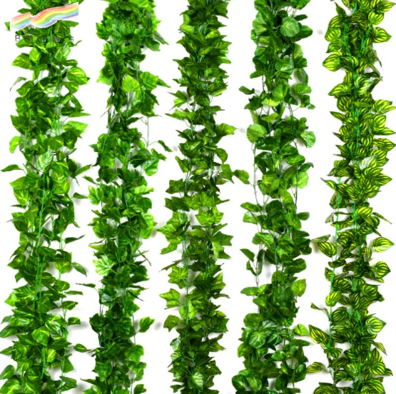 Artificial Grape Leaves Artificial Grape Vines Decoration Wholesale