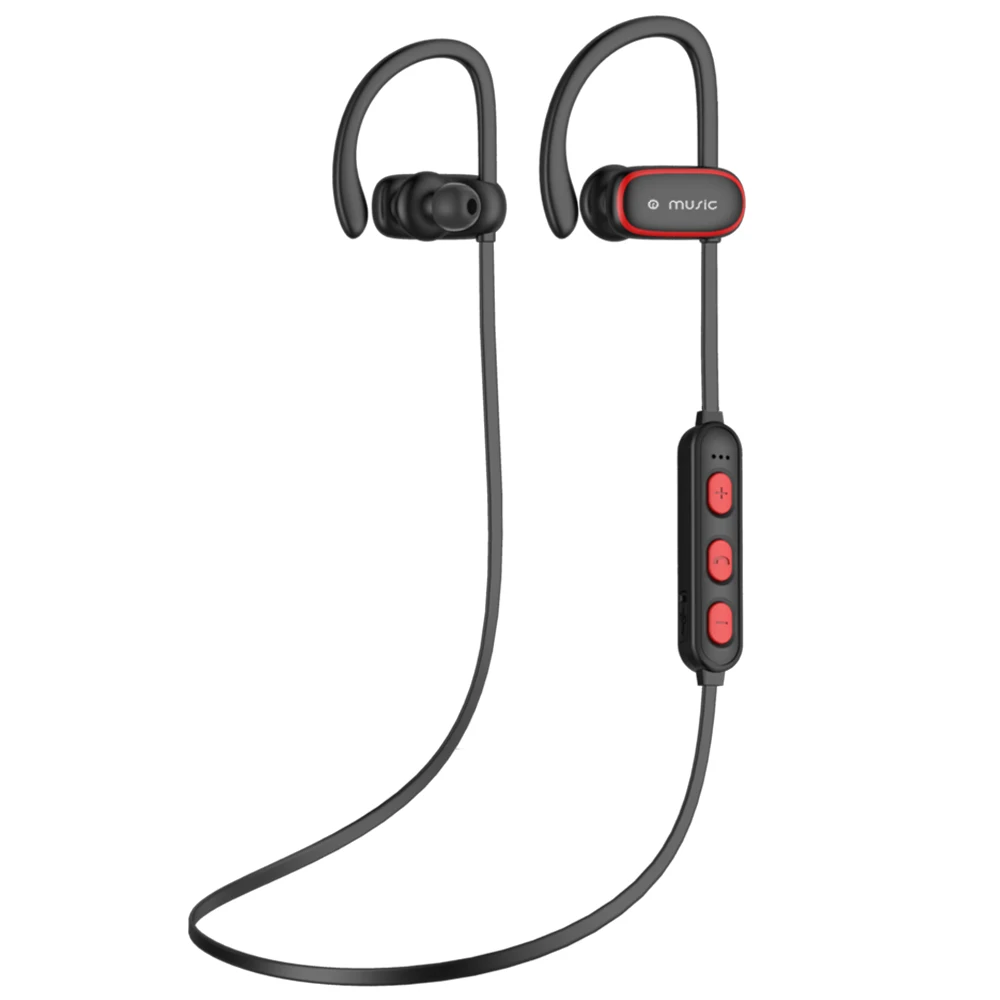 New model earhook earbuds earphones headset with microphone neckband earphone wireless