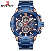 

NAVIFORCE 9165 Men Sport Chronograph Watch NAVIFORCE Fashion Analog Quartz Men's Watches Top Luxury Brand Military Male Clock
