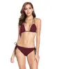 Wholesale New Design In Stock Sexy G String Bikini SWimsuit For Women Custom Halter And Sexy Panties Bikini
