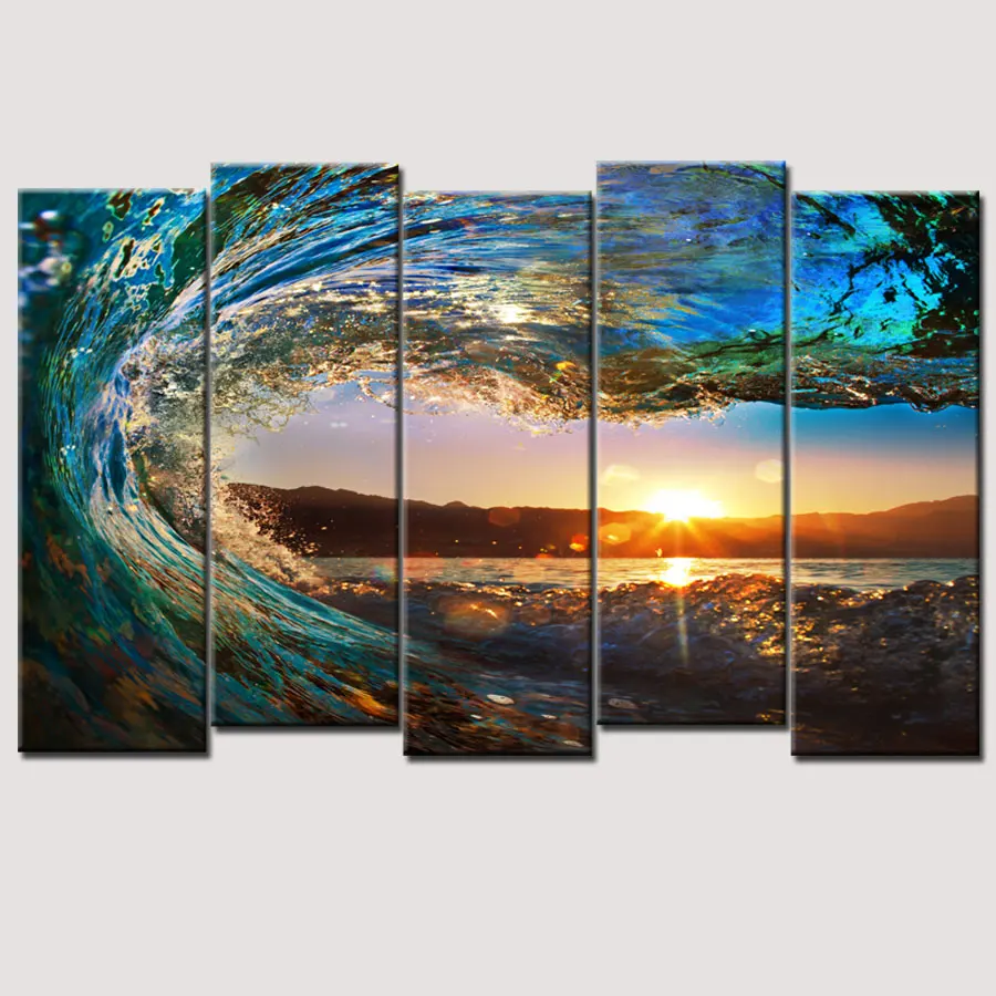 Ocean Waves Oil Painting Reviews - Online Shopping Ocean