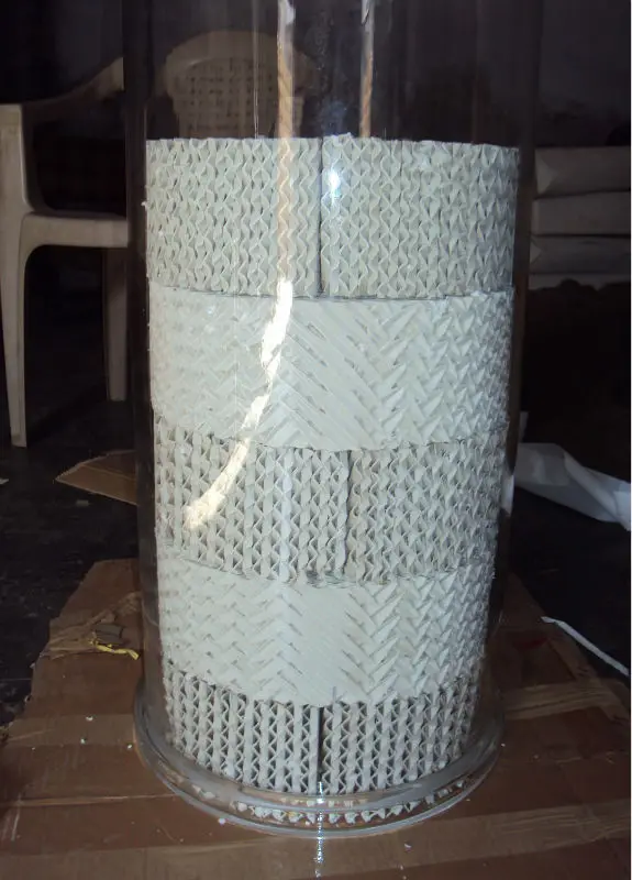 
glass distillation column 