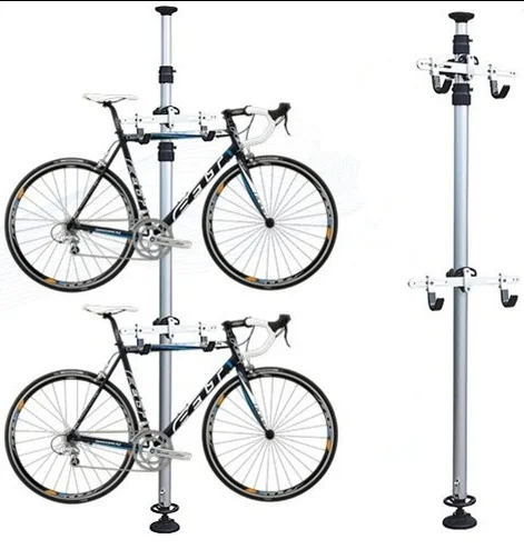 

Bicycle Floor to Ceiling Storage Display Parking adjustable height rack