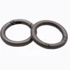 Black gun color small round carabiner rings hook