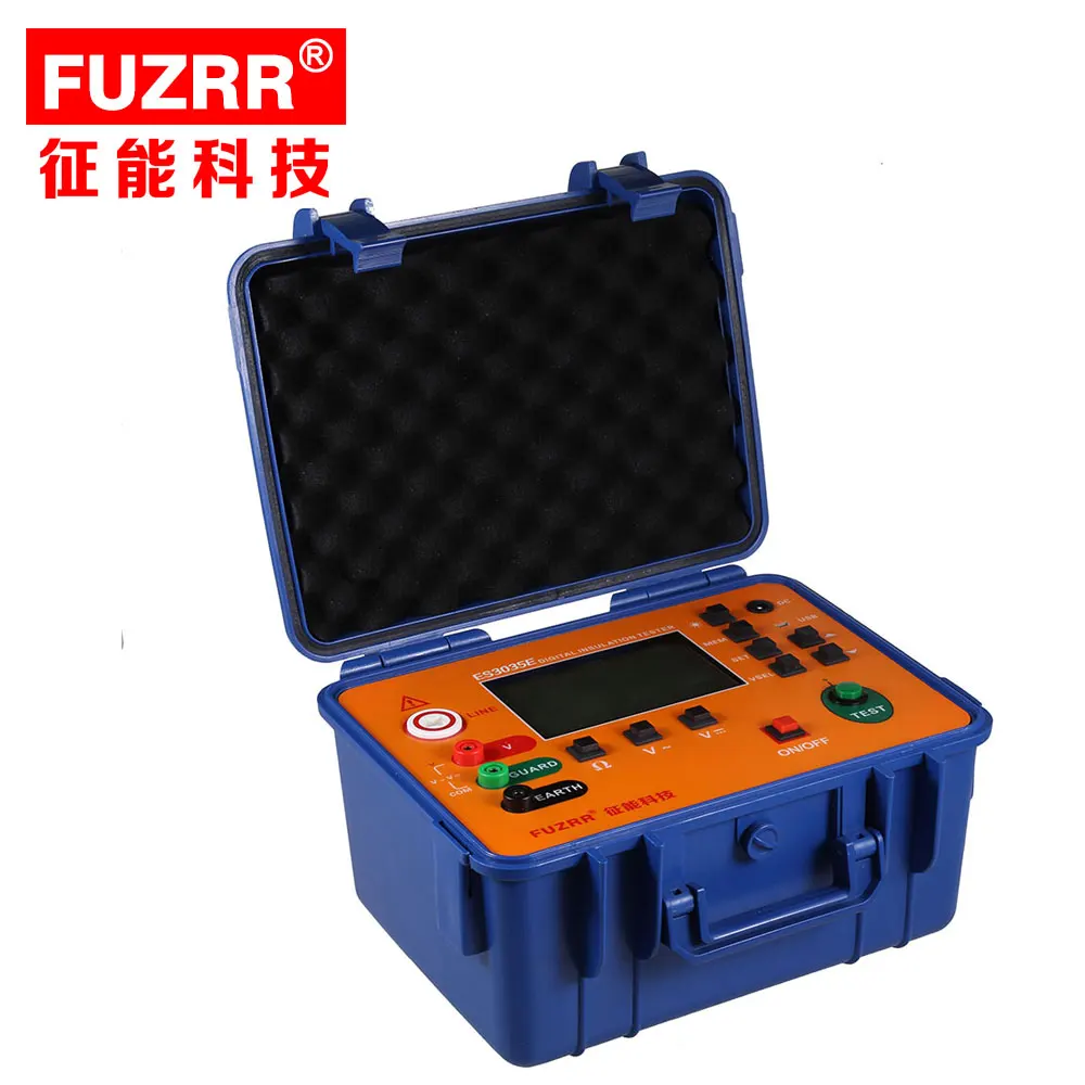 Digital Tester Scientific Measurement 5000V High Voltage Insulation Tester Megohmmeter Insulation Resistance Meter FR3025E Digital Meter