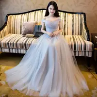 

LN0201Q Banquet evening dress big size Bridal wedding dress women clothing