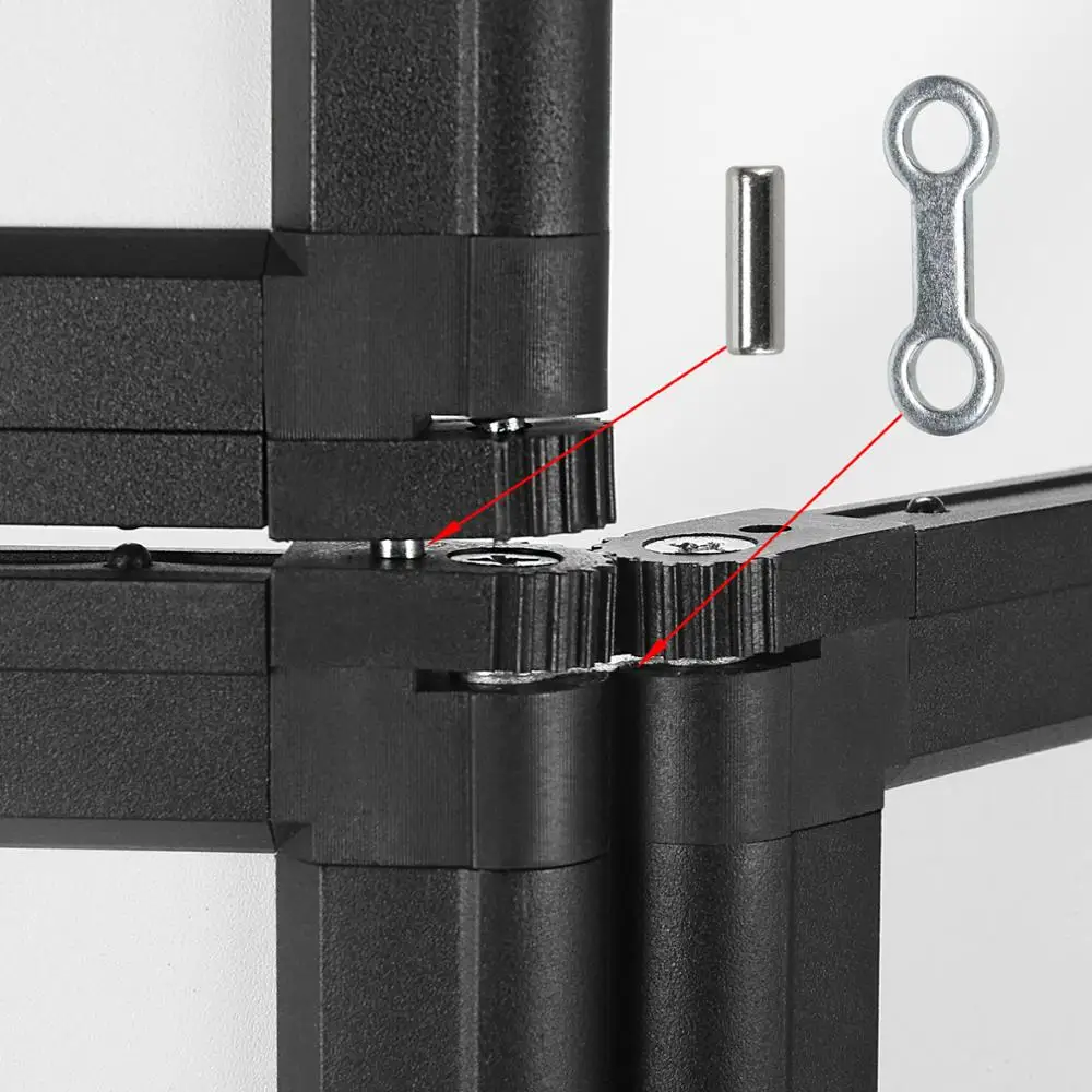 
Tabletop fabric folding panel board display 