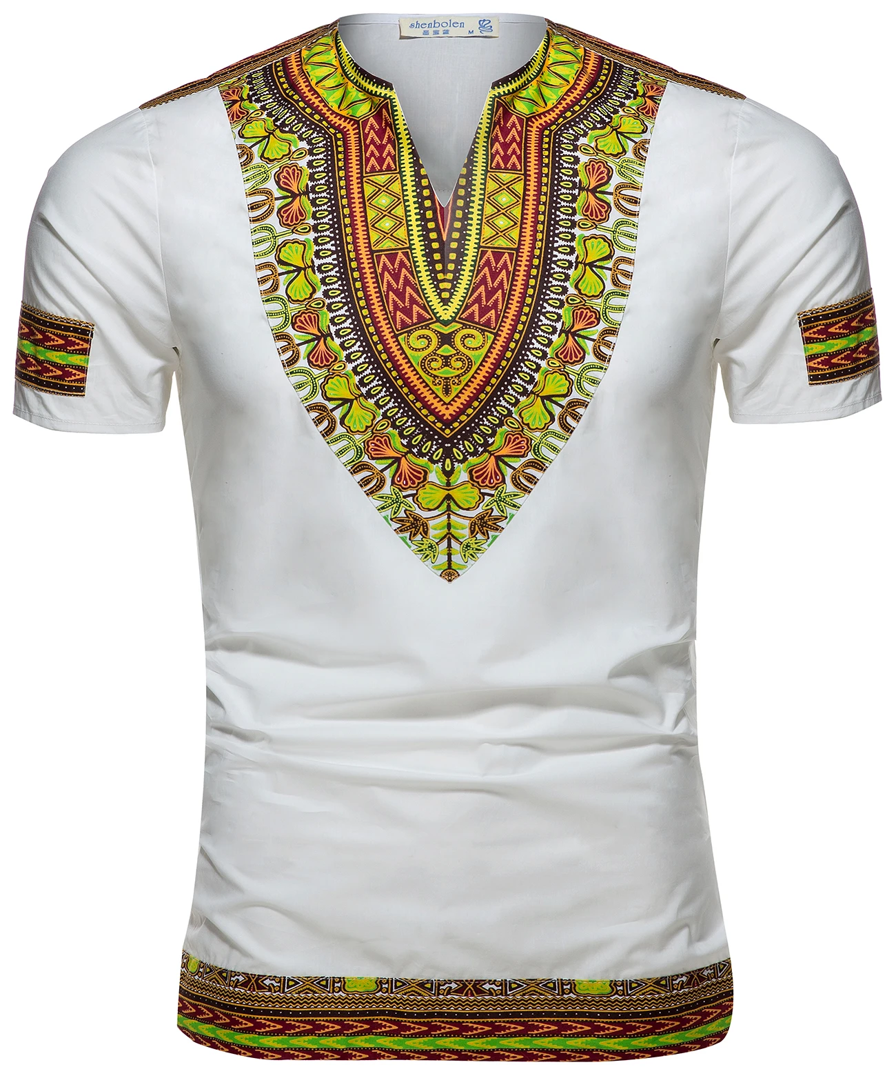 

2019 African Print Men Fashion Designs Cotton Classical African Wax Print Casual Men Basic Top Wholesale, As picture or customized