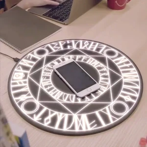 2 1 Mouse Pad 10W Fast Wireless Charger