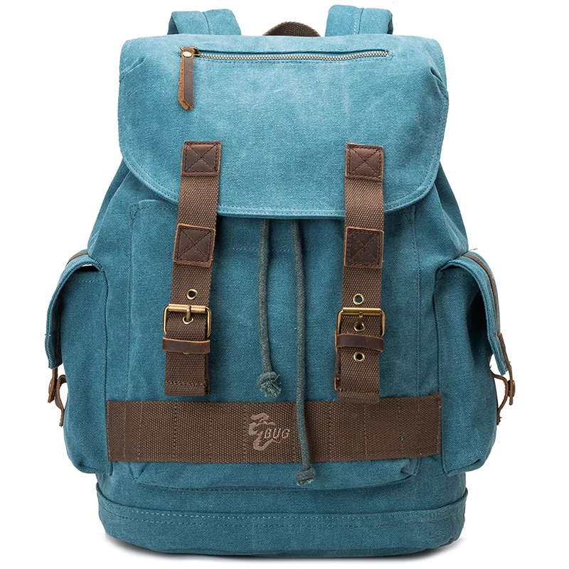 

Wholesale China Manufacturer Cheap Price Fashion Vintage Canvas School Custom Backpack