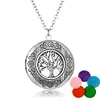 tree of life pendant aromatherapy necklace diffuser