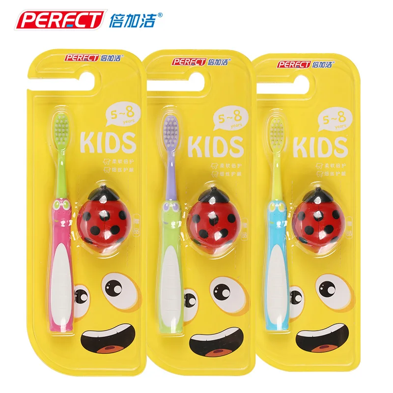 

Dinosaur 3D Cartoon Kids Toothbrush With Cover, Customized