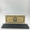 1928 version 100 US Dollar Gold Plated bills banknote with nice acrylic frame stand