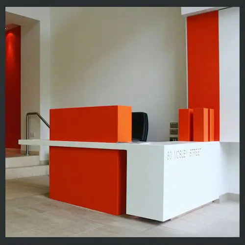 2014 hot selling luxury and creative design hotel reception desk