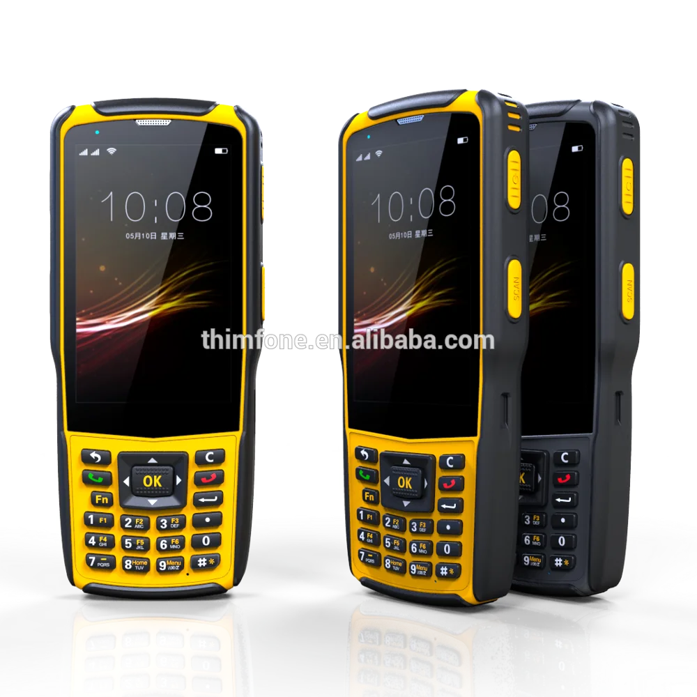 

4G Android 7.0 Rugged industry terminal handheld terminal mobile computer keyboard PDA for logistic and warehouse inventory