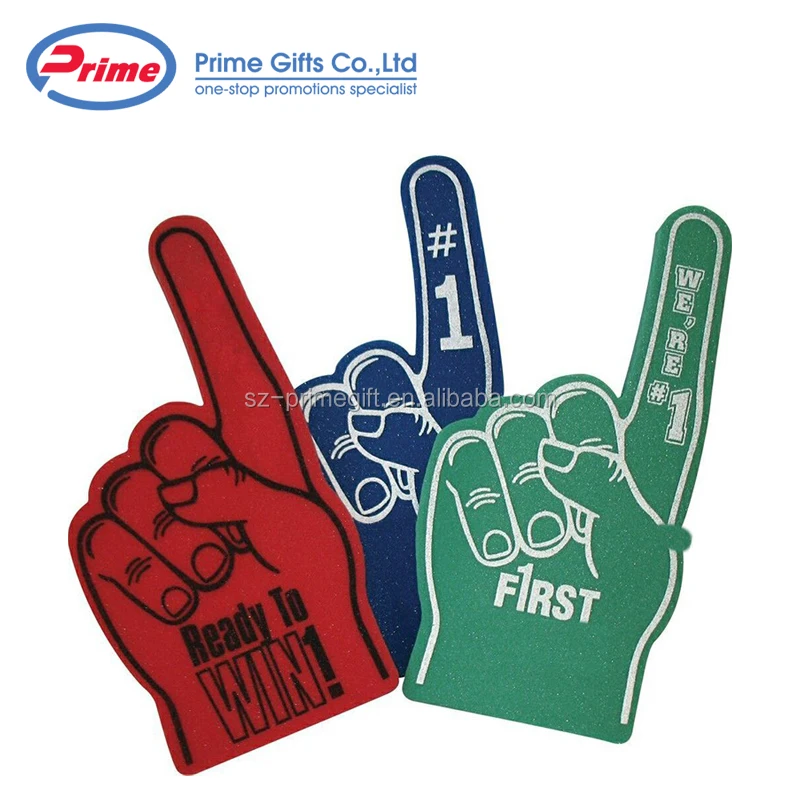 Hot Sale Customized Cheerleading Foam Finger Hand For Sports Events For