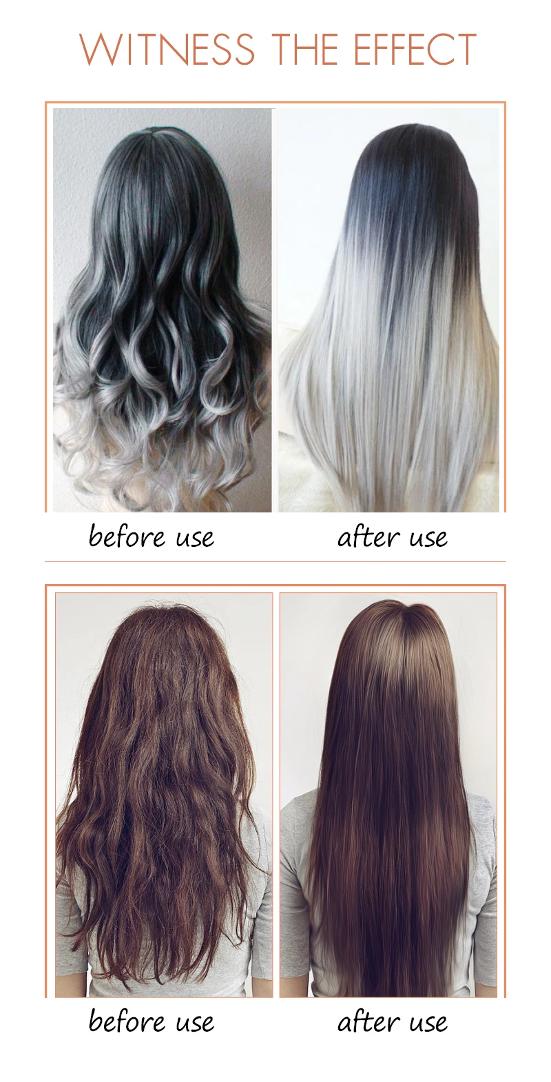Professional Salon Pure Repair Collagen Biotin Rebonding Cream