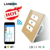 Lanbon WIFI IR RF remote control smart touch switch Android/IOS APP remote control, choose color as you want