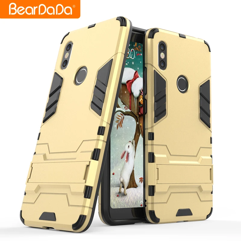 

Popular Style tpu pc kickstand mobile back cover for xiaomi redmi s2 y2 phone case