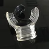 Silicone Transparent clear underwater Diving Dive Tube Snorkel Mouthpiece Regulator Swimming Accessory White