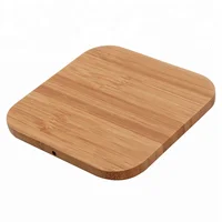 

Ce Fcc Rohs Custom Square Shape Ultra Thin Fast Qi Bamboo Wireless Charger On Sale