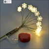 Wholesale flowers cherry blossom led string light 37cm and 20 pcs led wedding bouquet fairy lights