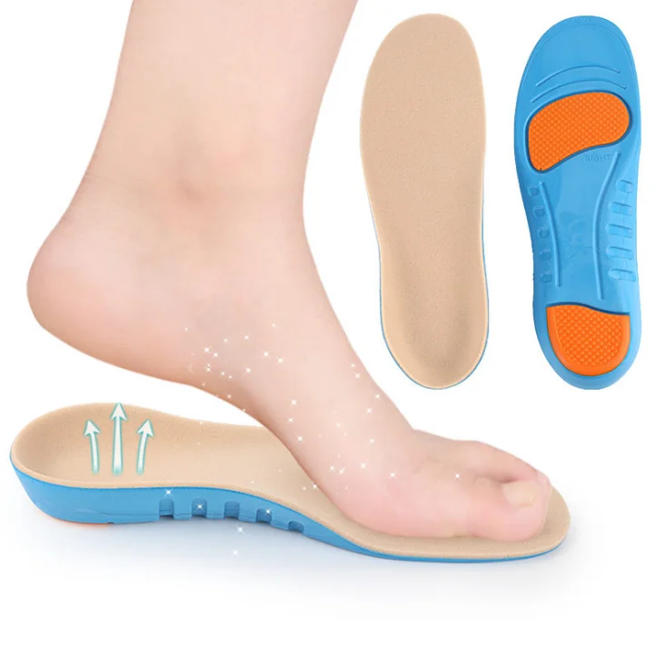 

Wholesale Footcare Podiatrist Medicated Soft EVA Molded Diabetic Orthotic Insoles, Nude and blue