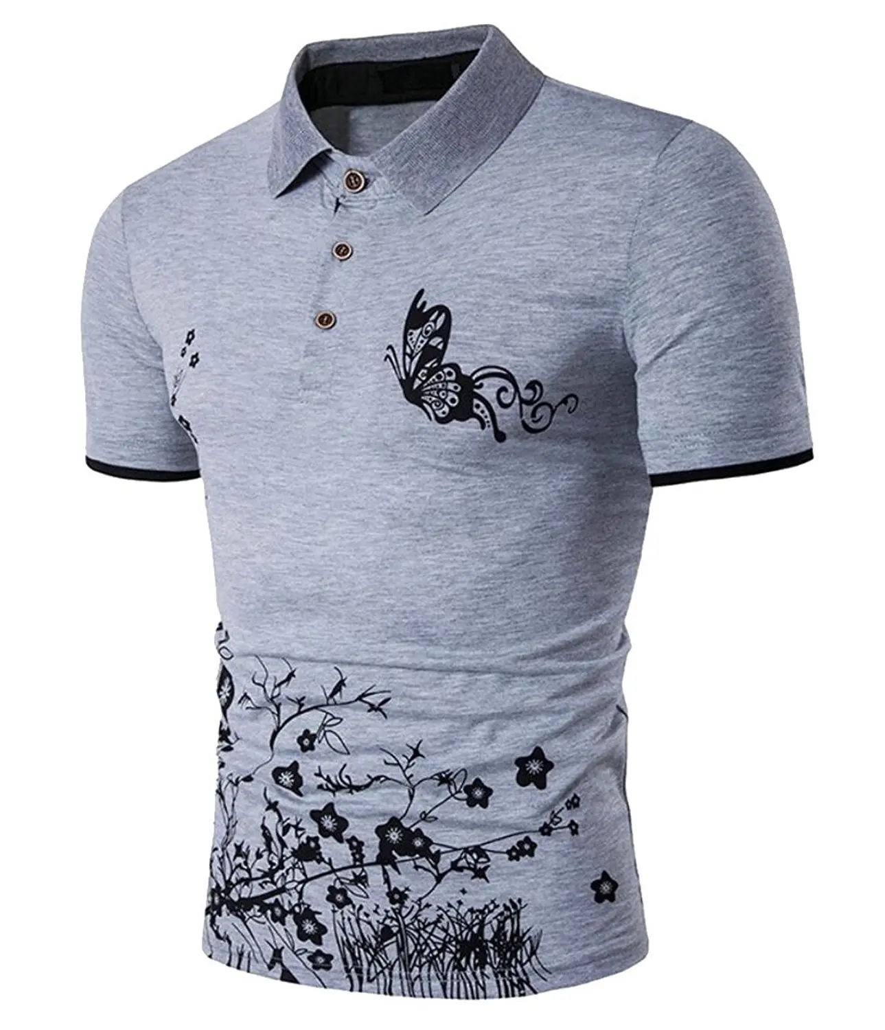 Zulmaliu Mens Letters Printing Tees Shirt Short Sleeve Tops Blouse