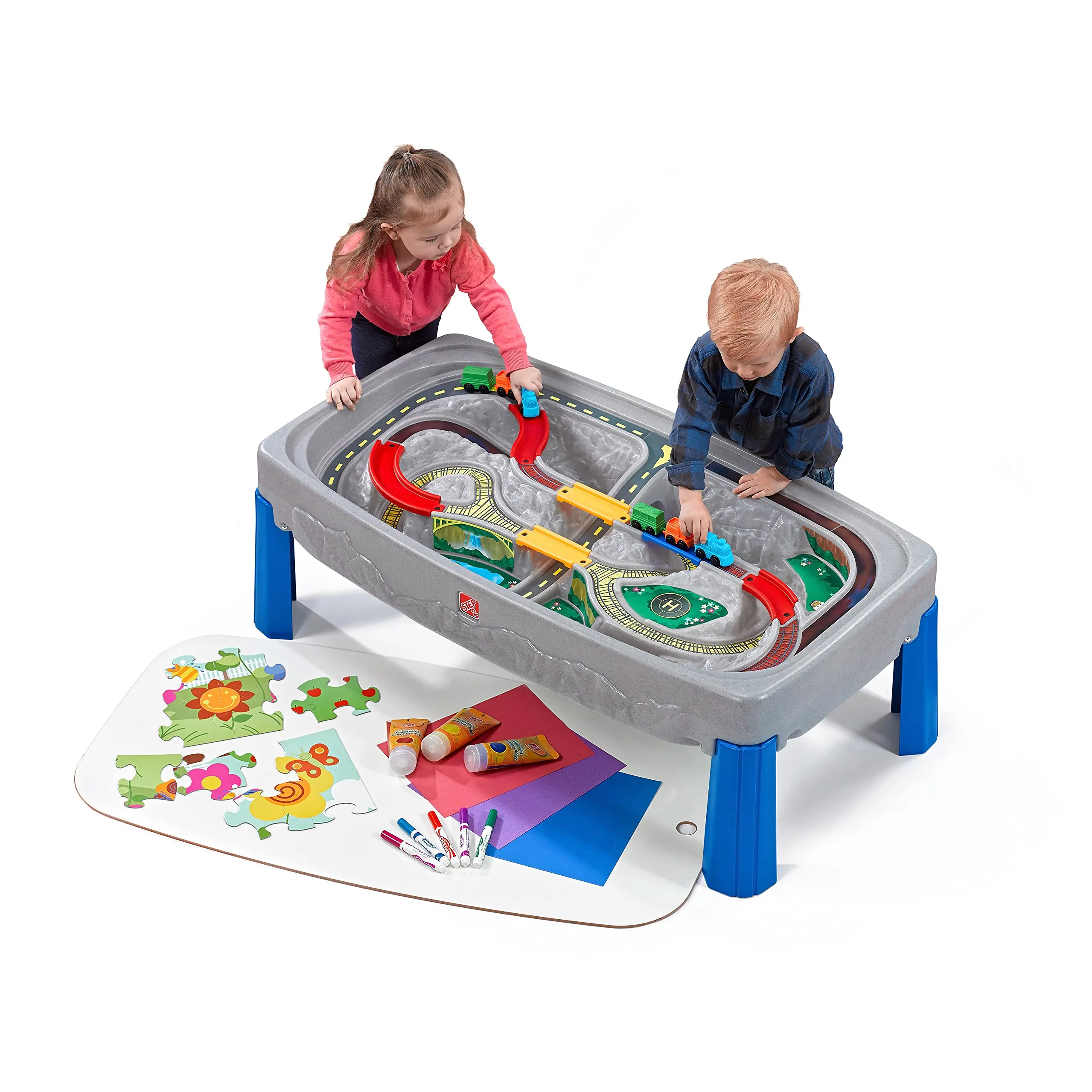 Buy Step2 Deluxe Canyon Road Train Track Play Table Playset In Cheap Price On Alibabacom