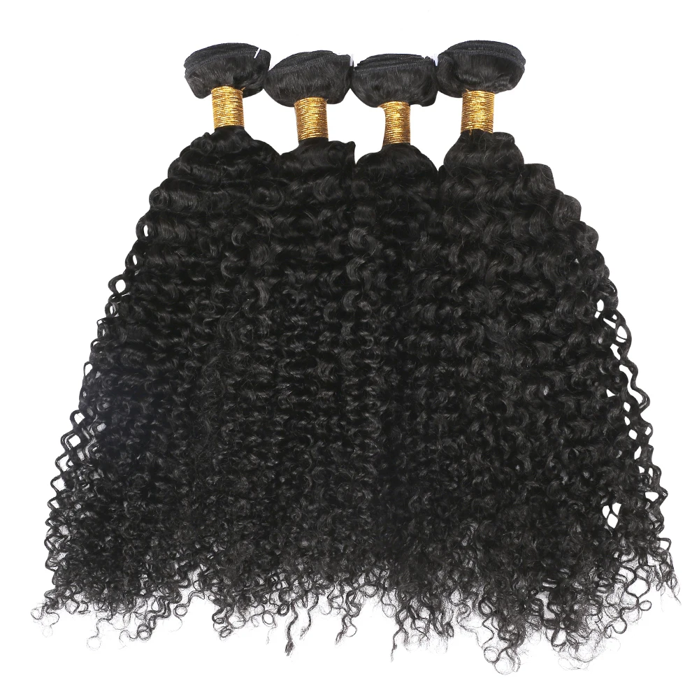 

High quality Unprocessed Peruvian 8A Grade No Shedding Human Hair Extensions Kinky Curly