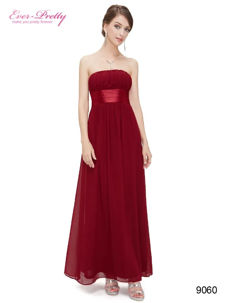 vestidos de noche strapless