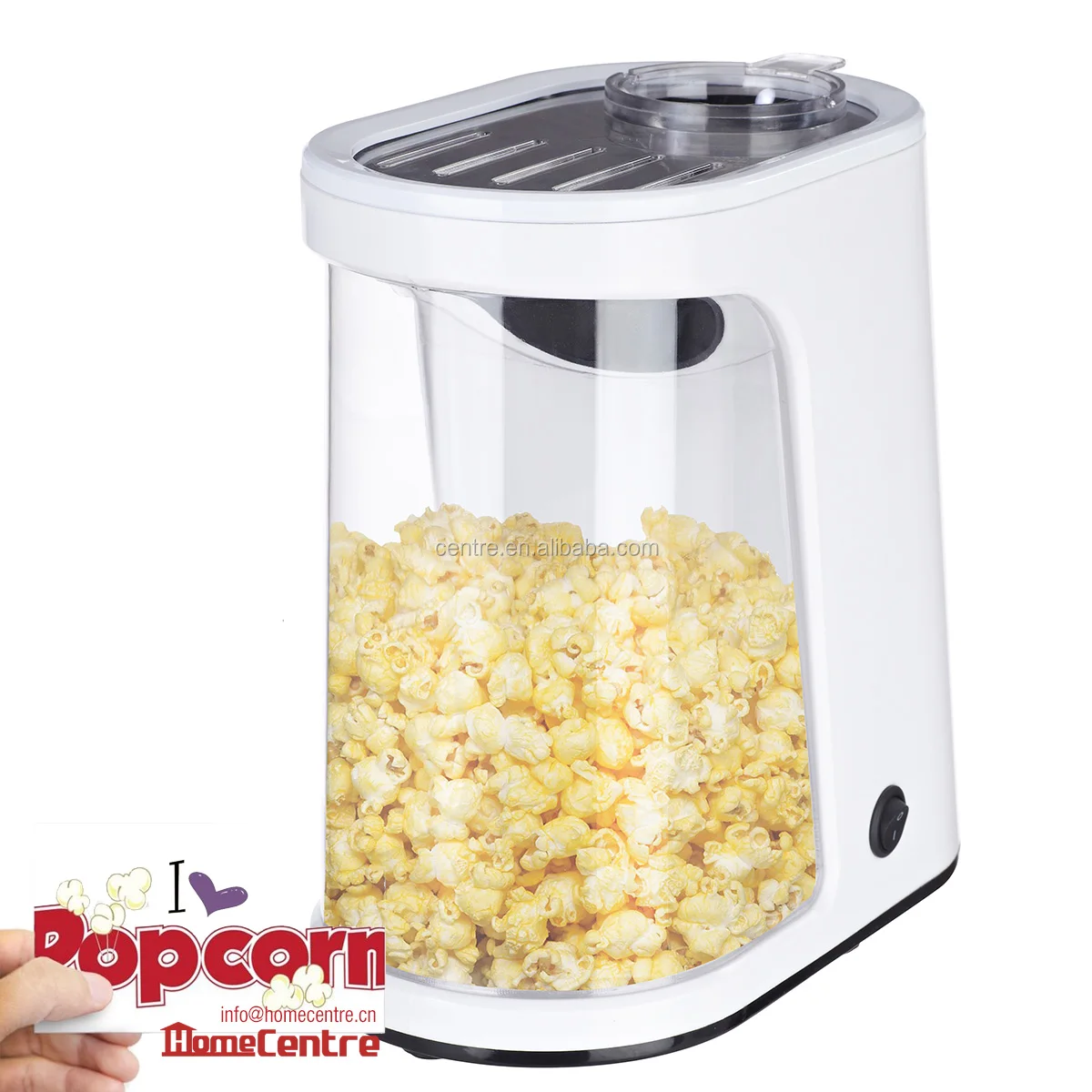 Compact Design Detachable Popcorn Maker - 1 Year Warranty
