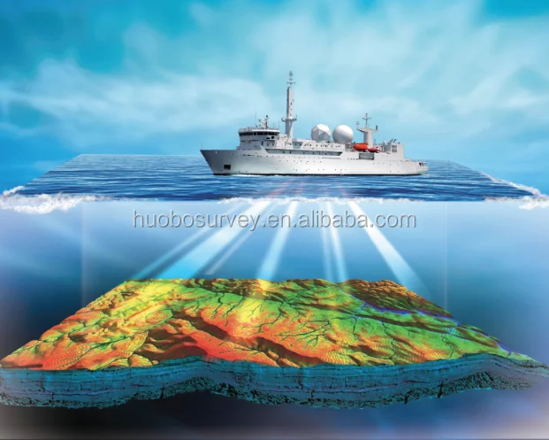 HD370 Single Frequency 200 KHZ Digital Echo Sounders for Marine Surveying