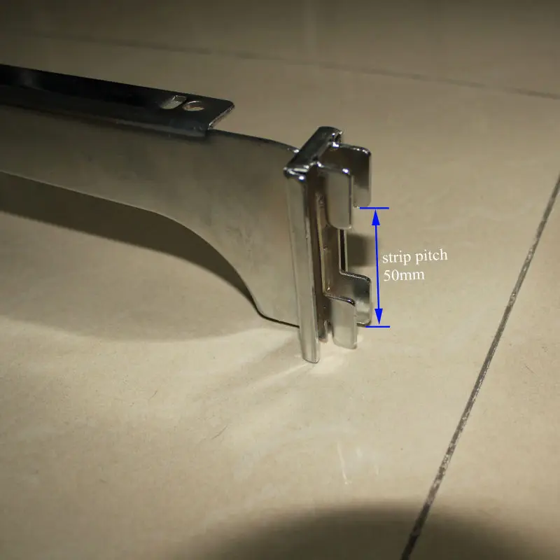 Double Slotted Metal Shelf Bracket With Rod Hanging Ring Buy Metal