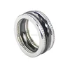 Latest Fashion Italian Style Ceramic Ring Heater 925 Silver Rings China Manufacturer