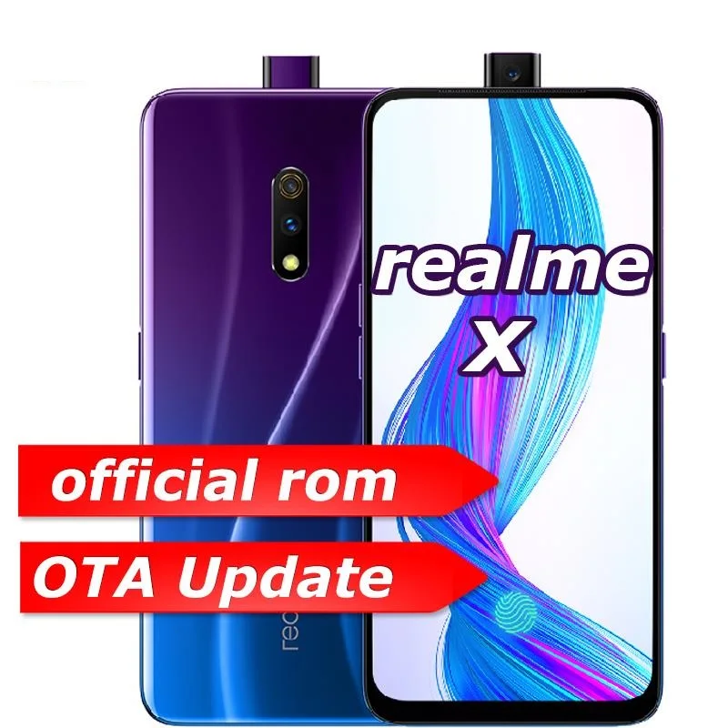 OPPO Realme X 6.53 Inch FHD+ AMOLED 3765mAh 4GB RAM 64GB ROM Snapdragon 710 Octa Core 2.2GHz 4G Smartphone
OPPO Realme X 6.53 Inch FHD+ AMOLED 3765mAh 4GB RAM 64GB ROM Snapdragon 710 Octa Core 2.2GHz 4G Smartphone