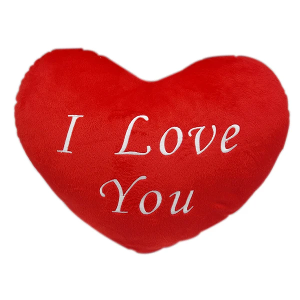 New Design Light Up Plush Heart Shaped Cushion Pillow Led Pillow