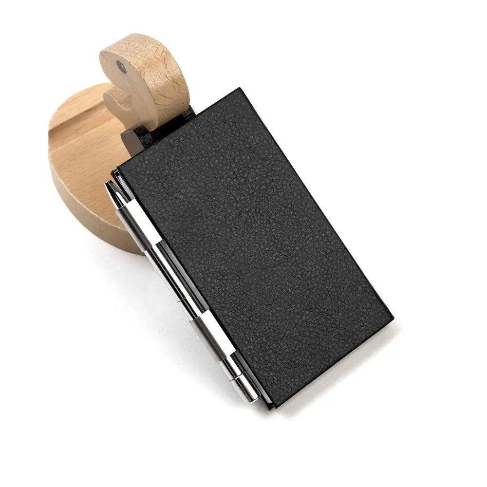 Buy Small Classy Pocket Notepad Holder Compact Leather Pocket Sized