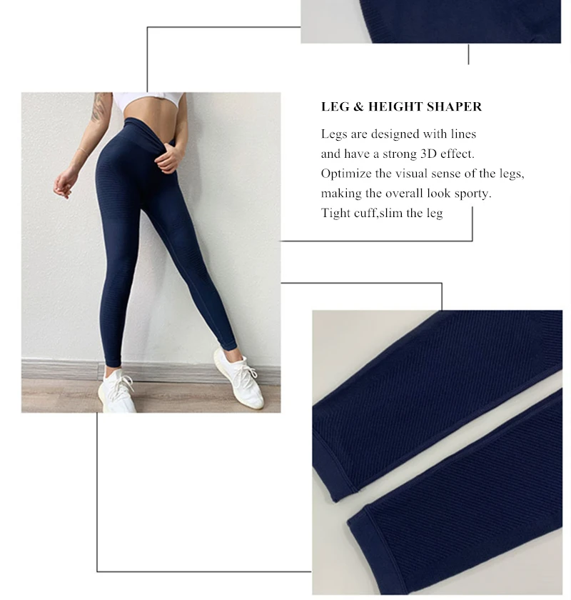 Amesin Anti Cellulite Leggings No Bad Smell Seamless Leggings Yoga Pant