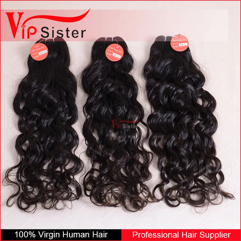 Fast Shipping Wet N Wavy Ponytail Extensions Human Hair Drawstring
