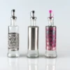 Transparent olive oil bottle with different patterns clear olive oil bottle