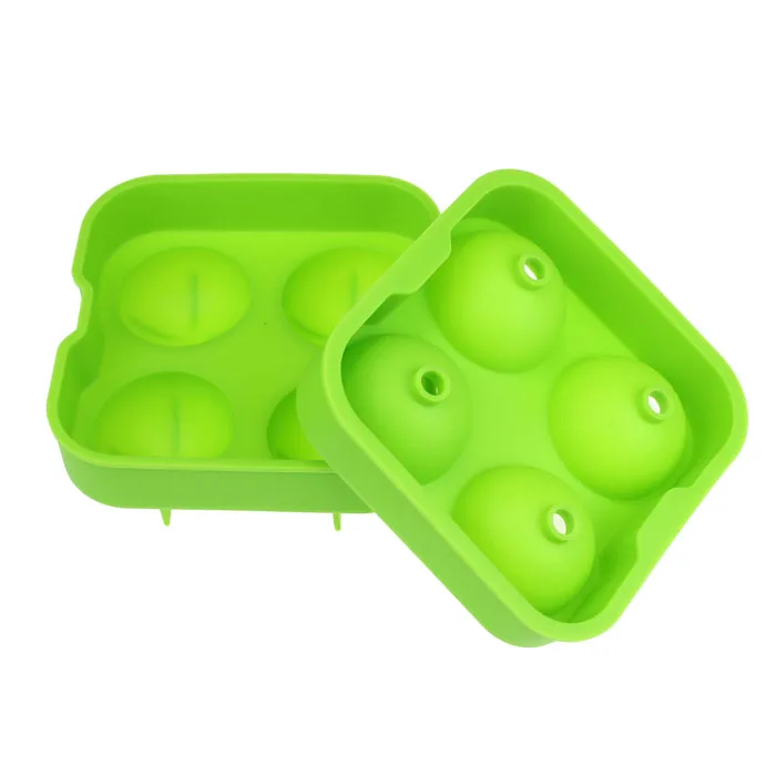 

DKK-B002 colorful and cute shape silicone ice ball tray in 100% silicone 100pcs a lot